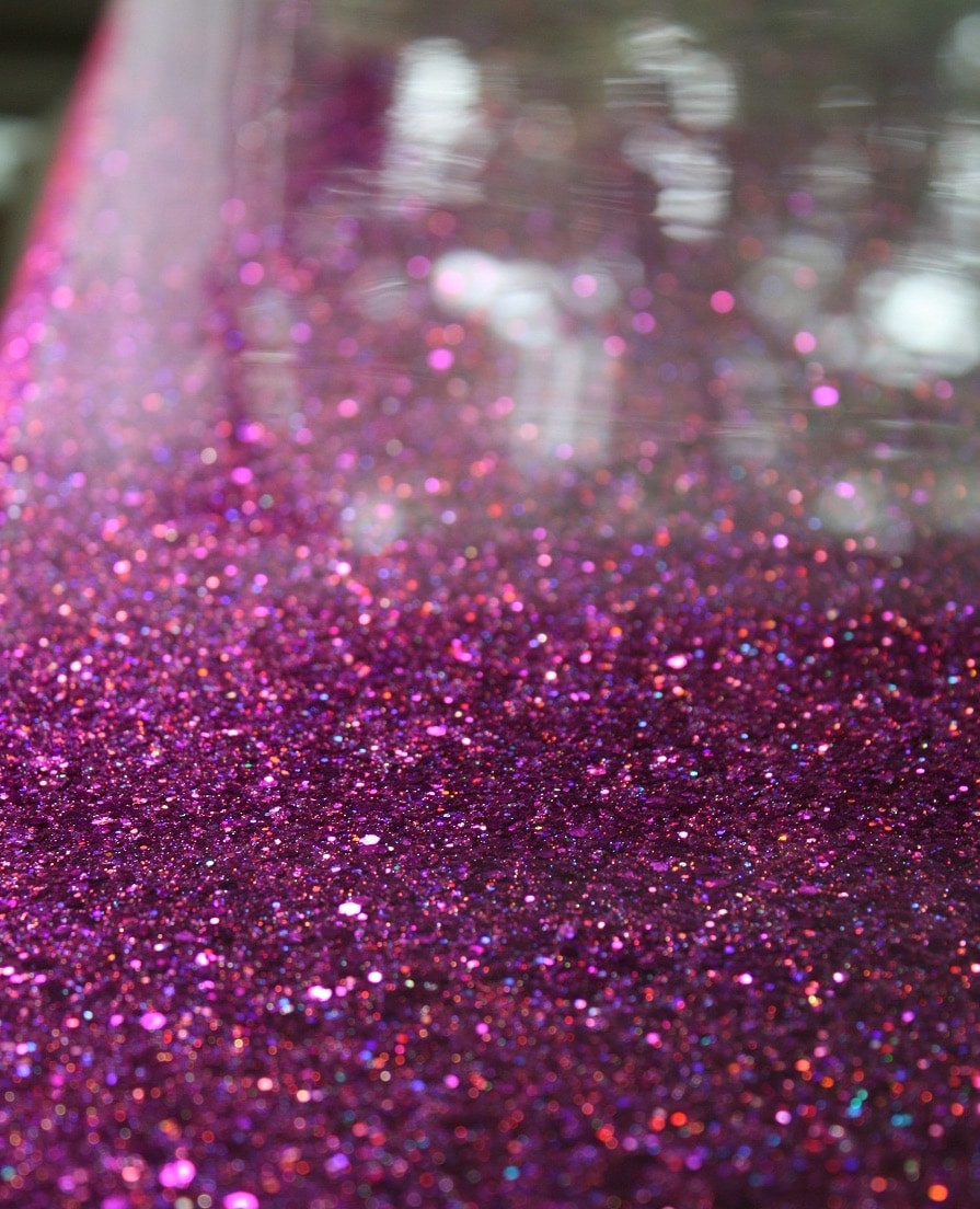 Pink Glitter Epoxy Floor