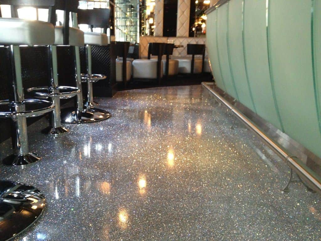 Glitter Epoxy Floor