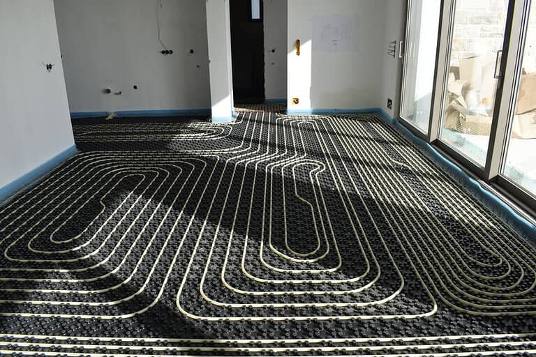 in floor heating systems hot water