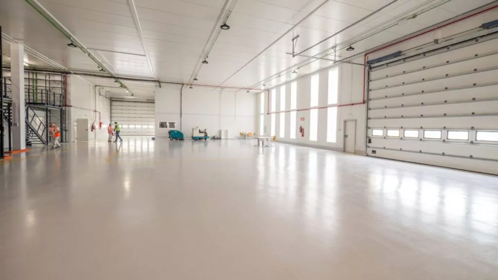 Epoxy Seamless Flooring at the Manufacturing Facility