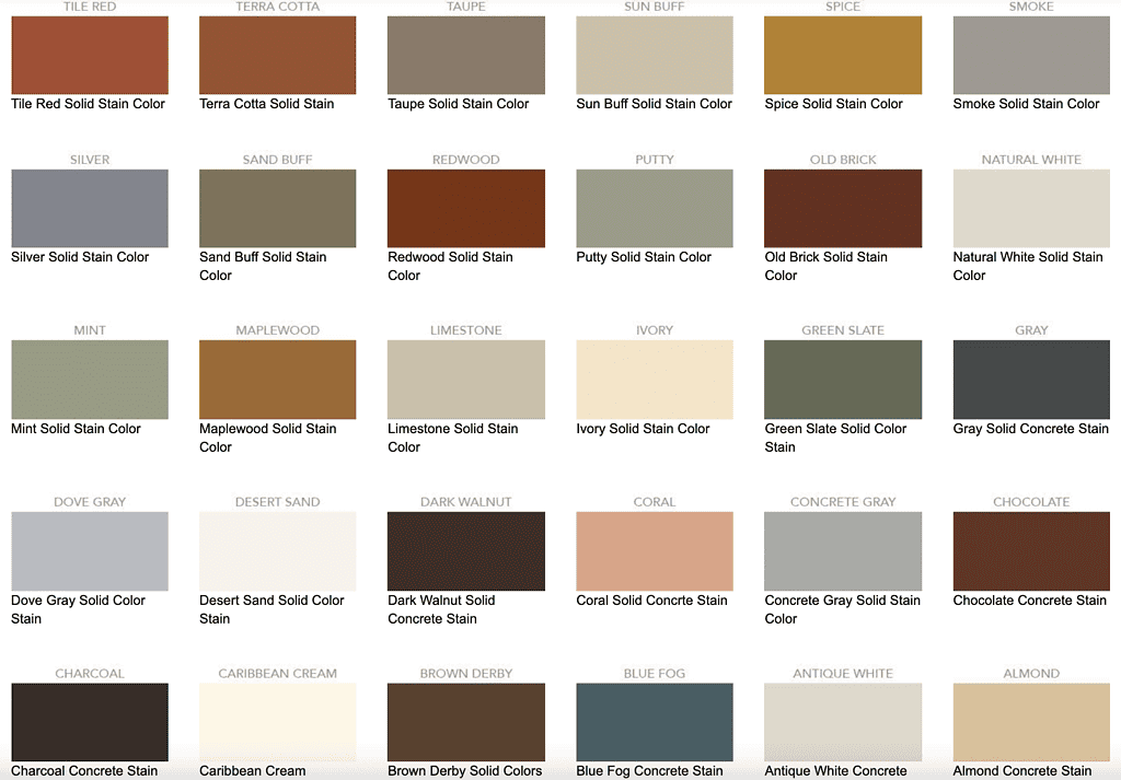 Exterior Wood Stain Colors - Spiced Red - Wood Stain Colors