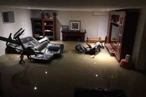 Flooded Basement Floor Remediation